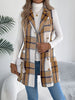 Plaid Double-Breasted Vest Coat test