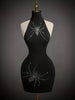 Rhinestone Spider Halter Neck Bodycon Dress test