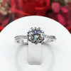 1 Carat 925 Sterling Silver Moissanite Ring test