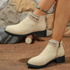 Side Zip Block Heel Boots test