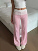 Lace Detail Striped Pants test
