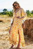 Printed Half Sleeve Top and Slit Skirt Set test