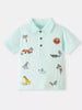 Children's Embroidered Animal Polo Shirt test