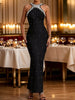 Pearl Detail Sleeveless Maxi Dress test