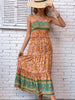 Printed Square Neck Midi Cami Dress test