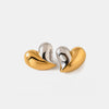 Heart Shape Stainless Steel Stud Earrings test