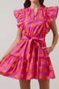 Ruffle Sleeve Polka Dot Mini Dress test