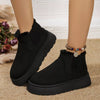 Round Toe Platform Ankle Boots test