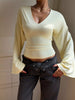 V-Neck Flare Sleeve T-Shirt test