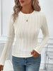 Round Neck Long Sleeve Top test