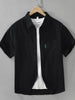 Men's Plus Size Button Up Short Sleeve Shirt test