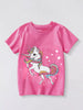 Children's Unicorn Graphic Short Sleeve T-Shirt