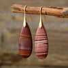 Natural Stone Waterdrop Shape Earrings test