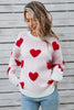 Angel Wings Heart Round Neck Long Sleeve Sweater test