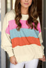 Color Block Long Sleeve Sweatshirt test