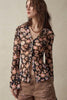 FloralButton-Front Shirt with Bell Sleeves test