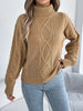 Cable Knit Turtleneck Sweater test