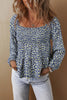 Floral Smocked Square Neck Blouse test