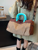 Plaid Oxford Sloth Travel Bag