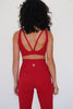 I am Beautifully Radiant Quick Dry Red Sports Bra test