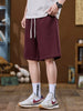 Men's Plus Size Casual Drawstring Shorts with Side Stripe