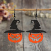 Wooden Pumpkin Shape Earrings test