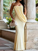 Strapless Draped Maxi Dress test