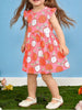 Children's Apple Print Ruffle Sleeve Casual Dress test