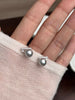 Zircon Pearl Stud Earrings test
