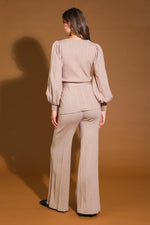 SMILE WHEN YOUR SAD WITH SWEATER TOP AND PANT SET