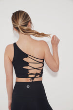 I Am Wise Tie up Bra in Black