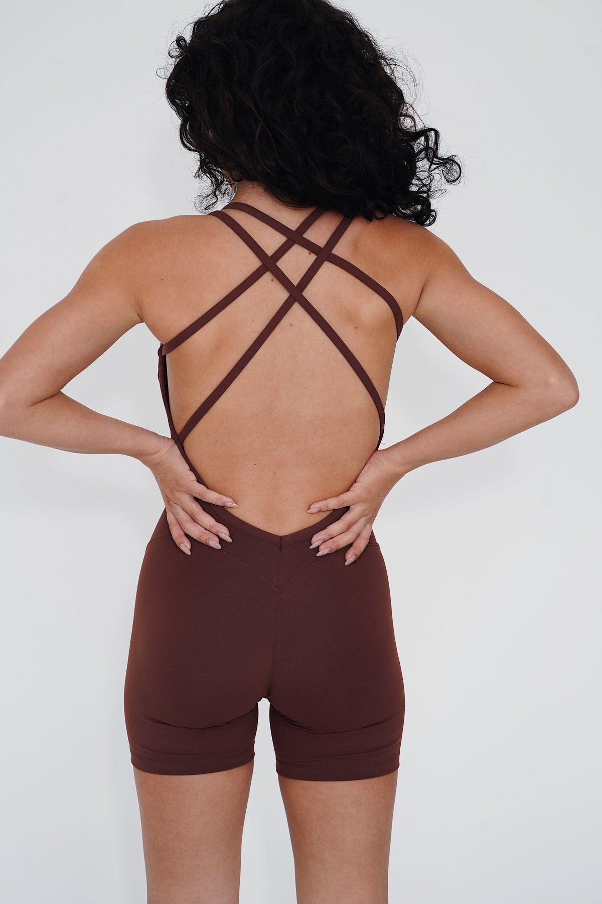 I Am Enough Chocolate Stretch Bodysuit