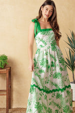 FOREVER MINE WOVEN MIDI DRESS