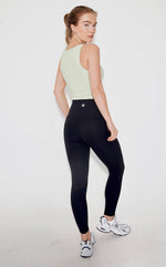 I Am Self Love Ribbed Quick-Dry Butter Mint Green Tank