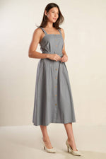 CALIFORNIA DREAMING WOVEN MIDI DRESS