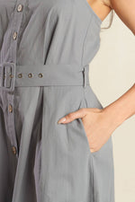 CALIFORNIA DREAMING WOVEN MIDI DRESS