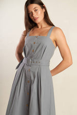 CALIFORNIA DREAMING WOVEN MIDI DRESS