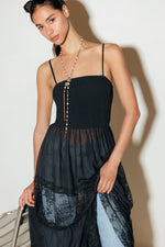 REMARKBLE ENTRANCE STRAP MAXI TOP