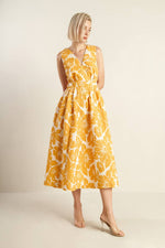 STARDUST STARLIGHT WOVEN MIDI DRESS