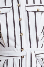 HUGS & VANILLA CLOUDS WOVEN MIDI DRESS