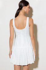 AT FIRST GLANCE WOVEN MINI DRESS