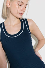 CELEBRATE EVERYDAY NAVY DRESS