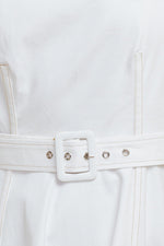 POET’S MUSE WOVEN MIDI DRESS