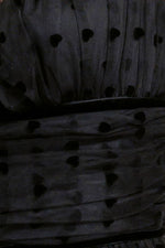 HEART DOT BALLET TULLE MIDI DRESS