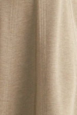 SOPHISTICATED SIMPLICITY WOVEN KNIT MIDI DRESS