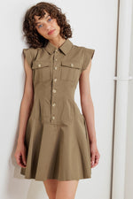 MISSION MUSE WOVEN MINI DRESS