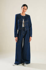 CRISP CANVAS DENIM JACKET