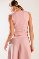 IN MY OWN WORLD WOVEN VEST