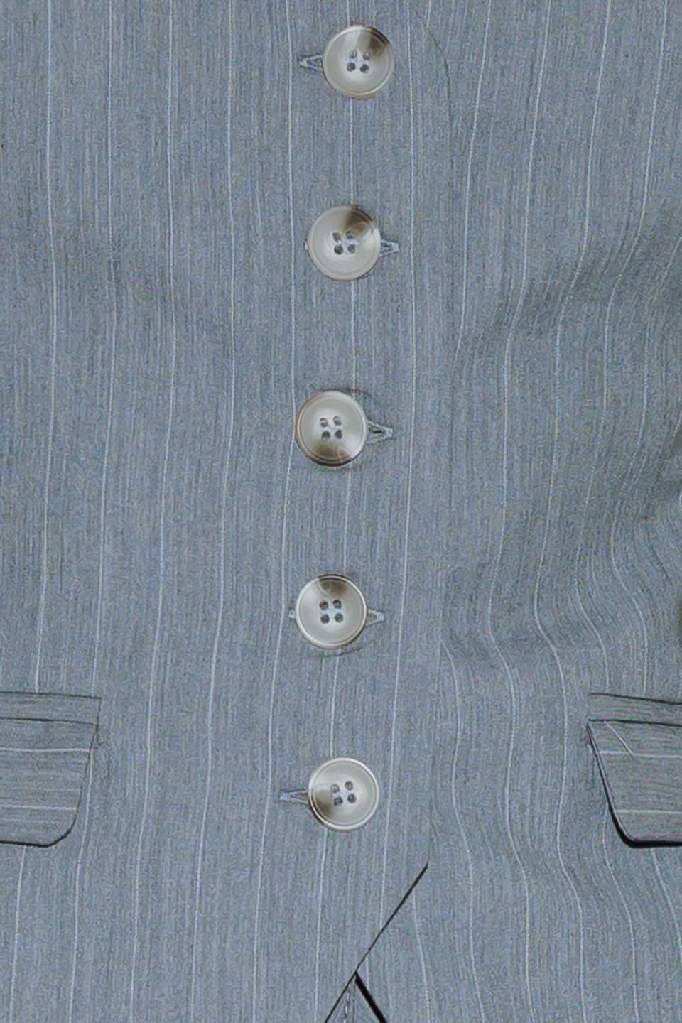 SMILE BRIGHT IN GREY WOVEN VEST