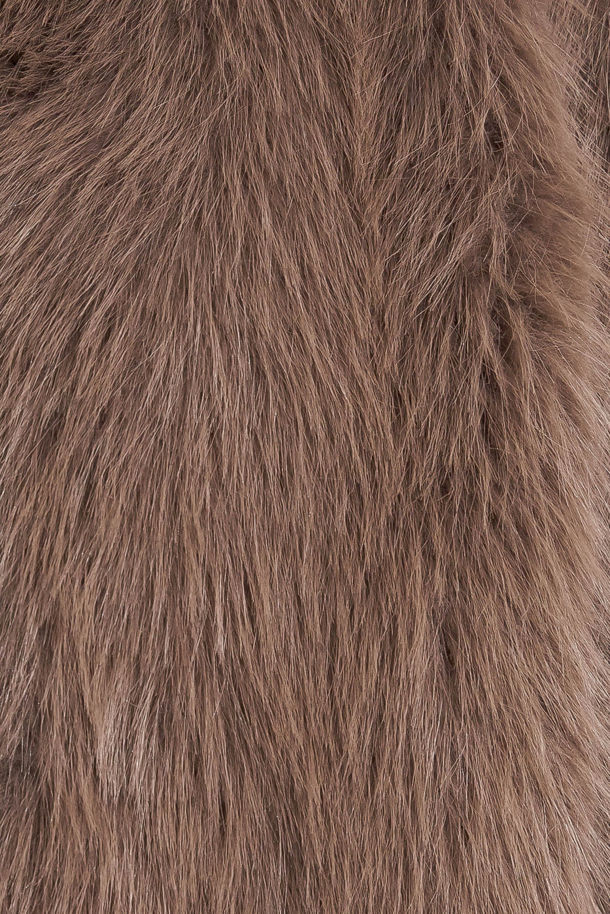 LONDON FLARE MOCHA FAUX FUR CROP JACKET